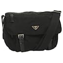 PRADA Shoulder Bag Nylon Black Auth yk11097 - Prada