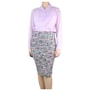 Camisa lilás com bolso - tamanho M - Issey Miyake