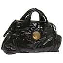 GUCCI Hand Bag Patent leather Black 197020 Auth bs12891 - Gucci