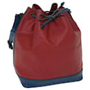 Bolsa de ombro LOUIS VUITTON Epi Noe bicolor vermelho azul M44084 Autenticação de LV 68539 - Louis Vuitton