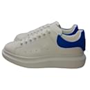 Alexander McQueen Sneaker Oversize 'Blanc Bleu Électrique 43,5 NEUF - Alexander Mcqueen