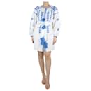 White and blue embroidered kaftan - size S - Autre Marque