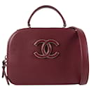 Chanel Red Coco Curve Vanity Case