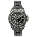 Chanel J watch12 H5695 INTENSE BLACK 33MM BLACK CERAMIC + WATCH BOX