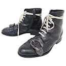 SHOES GUCCI QUEERCORE ANKLE BOOTS WITH DIONYSUS BUCKLE 6.5 40.5 BOOTS SHOES - Gucci