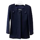 Jaqueta de Tweed com Botões Grandes CC - Chanel