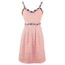 Seltene Sammler Pink Tweed Kleid - Chanel