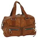 Chloe Hand Bag Leather Brown Auth bs12577 - Chloé