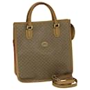 GUCCI Micro GG Supreme Web Sherry Line Hand Bag PVC Leather Beige Auth ar11547 - Gucci