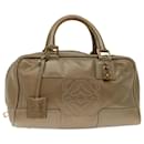 LOEWE Americana 28 Hand Bag Leather Gold Auth yk11217 - Loewe