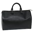 Louis Vuitton Epi Speedy 35 Hand Bag Black M42992 LV Auth ki4216