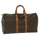 Louis Vuitton-Monogramm Keepall 50 Boston Bag Altes Modell M41426 LV Auth 68129