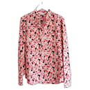 Camisa de seda com estampa floral de flores de Stella McCartney - Stella Mc Cartney