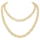 Vintage yellow gold necklace. - inconnue