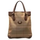 Burberry Brown Vintage Check Tote