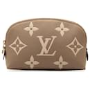 Pochette cosmétique bicolore géante monogramme marron Empreinte Louis Vuitton