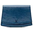 Louis Vuitton Blue Epi Tilsitt Belt Bag