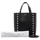 Jimmy Choo Studded Leather Pegasi Tote Bag Leather Tote Bag in Good condition