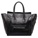 Mini Leather Luggage Tote Bag - Céline