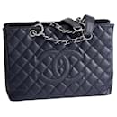 Grand sac de magasinage GST Navy - Chanel