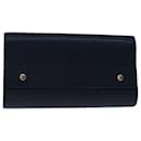 HERMES Roll Note Cover Leather Navy Auth bs12727 - Hermès