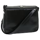 GUCCI Shoulder Bag Leather Black Auth ti1581 - Gucci