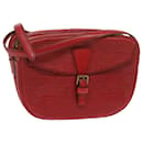 LOUIS VUITTON Epi Jeune Fille MM Shoulder Bag Red M52157 LV Auth 68993 - Louis Vuitton