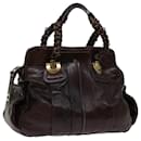 Chloe Hand Bag Leather Brown Auth yk10845 - Chloé