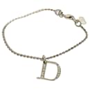 Christian Dior Bracelet métal Argent Auth am6013