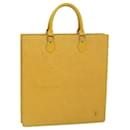 Bolsa de mão LOUIS VUITTON Epi Sac Plat amarela M52079 Autenticação de LV 69293 - Louis Vuitton