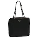 PRADA Hand Bag Nylon Black Auth 69379 - Prada