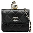 CC Quilted Caviar Chain Purse - Chanel