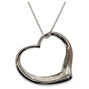 Silver Open Heart Necklace - Tiffany & Co
