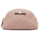 Guccissima Leather Cosmetic Pouch