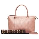 Microguccissima Leather Handbag - Gucci