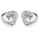 Tiffany & Co Elsa Peretti Open Heart Stud Earring in Sterling Silver
