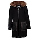 Sandro, Wool and leather coat