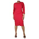 Red fitted midi dress - size - Max Mara
