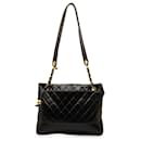 Chanel Black CC Quilted Lambskin Tote