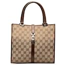 Gucci Brown GG Canvas Jackie Tote
