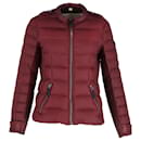 Burberry Brit Quilted Jacket in Burgundy Polyester