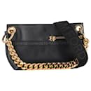 Tom Ford Avery Small Shoulder Bag in Black Leather