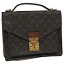 Louis Vuitton Monogram Monceau 28 Hand Bag 2way M51185 LV Auth 69078