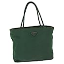PRADA Hand Bag Nylon Green Auth bs13153 - Prada