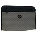 GUCCI Micro GG Supreme Clutch Bag PVC Leather Navy 97 01 037 Auth bs12751 - Gucci