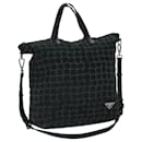 PRADA Shoulder Bag Nylon 2way Black Auth bs12865 - Prada
