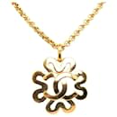 CC Flower Pendant Necklace - Chanel