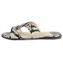 Multicolour Atia snakeskin sandals - size EU 37 - Jimmy Choo