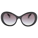 Óculos de sol redondos pretos - Chanel