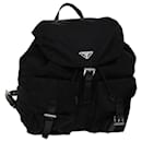 PRADA Backpack Nylon Black Auth tb1068 - Prada